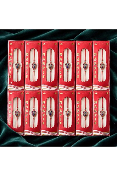 victiny Set de 10 broșe Mărțișor cu cutii și șnururi ambalate in cutii de car...