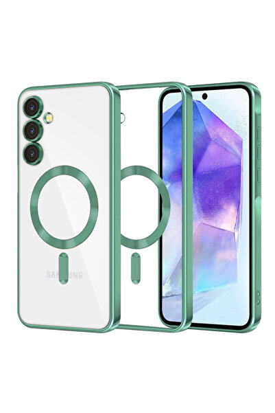 Techsuit Premium Case for Samsung Galaxy A55 5G Luxury Crystal MagSafe, Light...