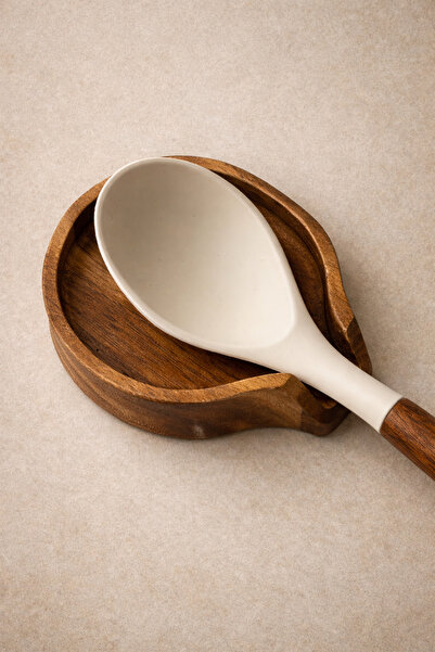 SUELF CO Acacia Dirty Spoon Rest (11 cm)