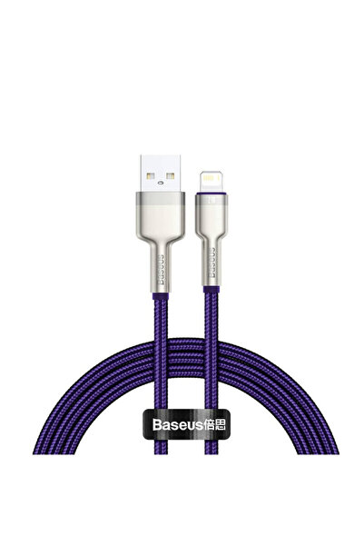 Baseus USB to Lightning Data Cable, 2.4A, 1m, Purple