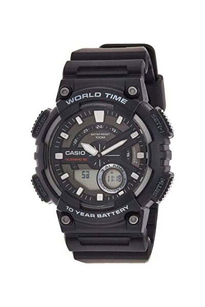 Casio Men's Youth Analog & Digital Watch AEQ-110W-1AVDF - 52 mm - Black