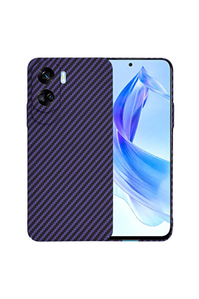 Techsuit Carcasă din fibră de carbonită pentru Honor 90 Lite, violet