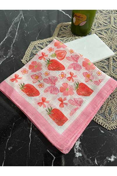 EMKSHOP 100% Cotton Children's Head Scarf (Light, Anti-Sweat, Anti-Slip) (80*80)