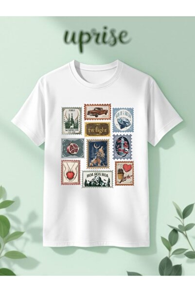 Vordevia Tricou supradimensionat din bumbac cu imprimeu Twilight