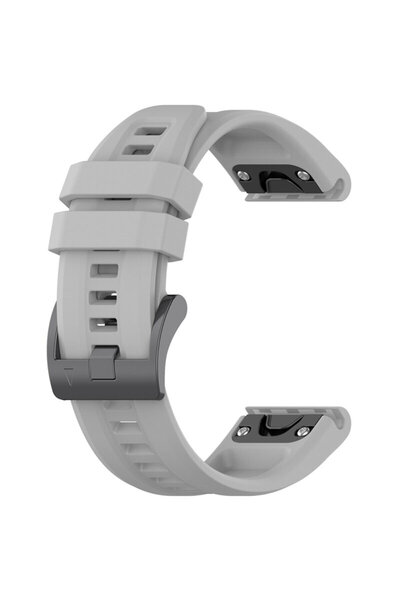 Garmin Fenix 5/6/6 Pro Techsuit Silicone Strap, Gray