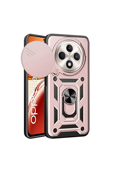 Techsuit Oppo Reno12 F 5G Camera Protection Case CamShield Series, Pink