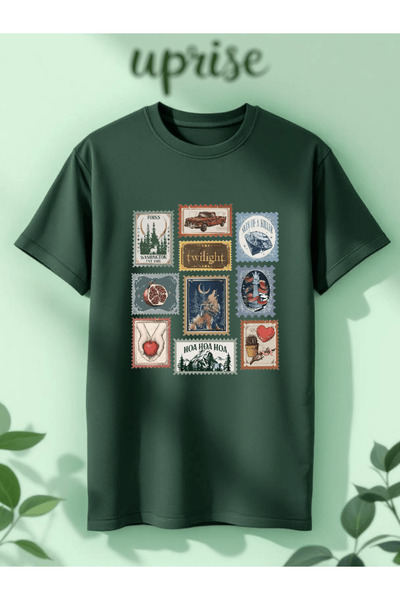 Vordevia Twilight Printed Cotton Oversize T-Shirt