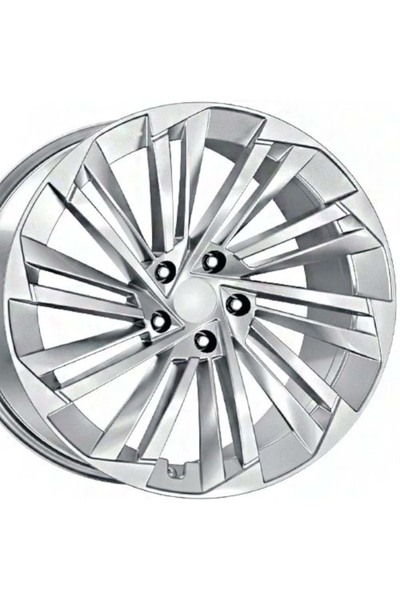 RC 18 inç 5x112 Superb Octavia Golf Jetta Caddy Passat Uyumlu Gümüş Jant Mode...
