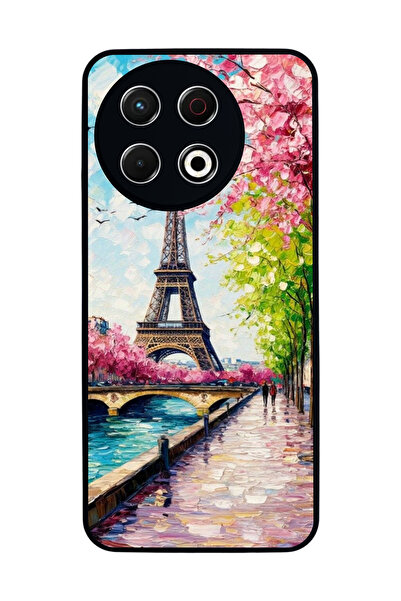 TECNO Spark 30 Pro Compatible Printed, Matte Black, Soft Silicone, Protective...