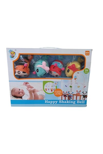 PlayFun Carusel rotativ pentru patut, cu figurine din plus detasabile, multic...