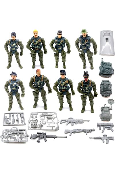PlayFun Set Armată Militară cu Arme