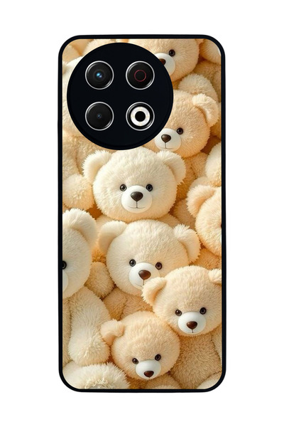 TECNO Spark 30 Pro Compatible Printed, Matte Black, Soft Silicone, Protective...