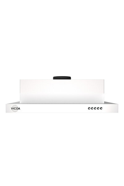 VICOA -Vuh 6001-W-60 Cm. Beyaz Dolap Altı Davlumbaz - 500 m³/saat Yüksek Emiş...