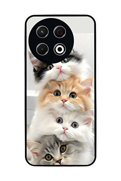 TECNO Spark 30 Pro Compatible Printed, Matte Black, Soft Silicone, Protective...