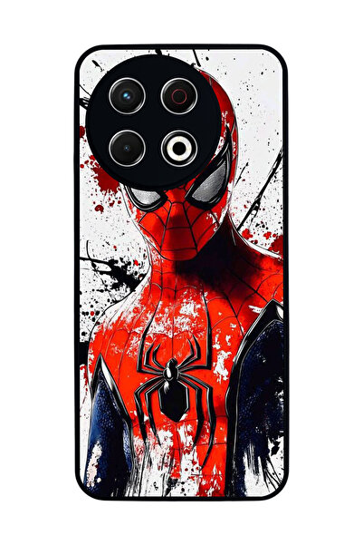 TECNO غطاء حماية متوافق مع سبارك 30 برو، مطبوع، أسود غير لامع، سيليكون ناعم، ...