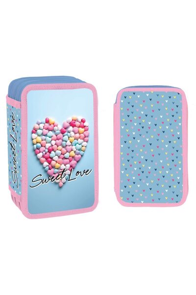 PlayFun 38 Piece Sweet Love Pencil Case
