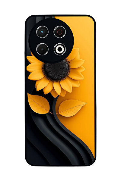 TECNO Spark 30 Pro Compatible Printed, Matte Black, Soft Silicone, Protective...