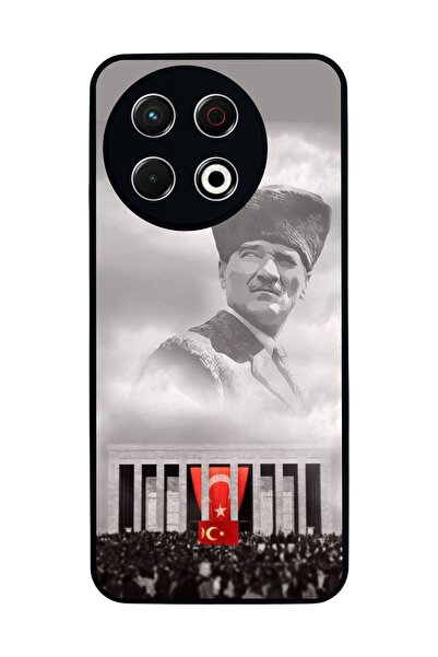 TECNO Spark 30 Pro Compatible Printed, Matte Black, Soft Silicone, Protective...