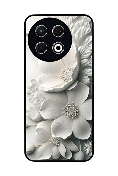 TECNO Spark 30 Pro Compatible Printed, Matte Black, Soft Silicone, Protective...