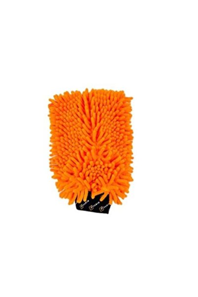 Generic Titanio Premium Soft Microfiber Car Washing Glove Orange and Black