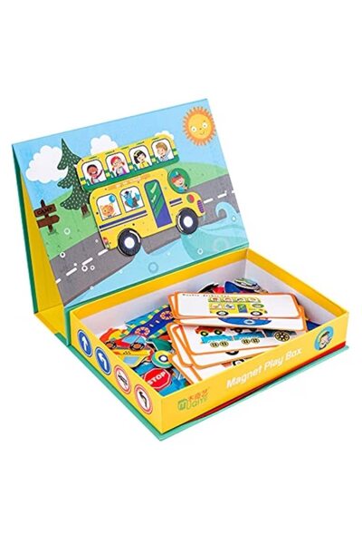 PlayFun Puzzle Magnetic Autobuz