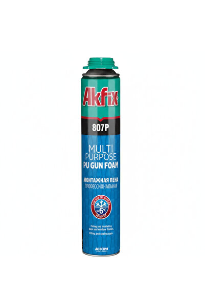 Akfix Winter Polyurethane Assembly Foam 750 ml – Gun Application, Low Tempera...
