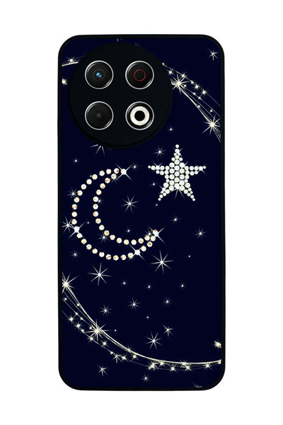 TECNO Spark 30 Pro Compatible Printed, Matte Black, Soft Silicone, Protective...