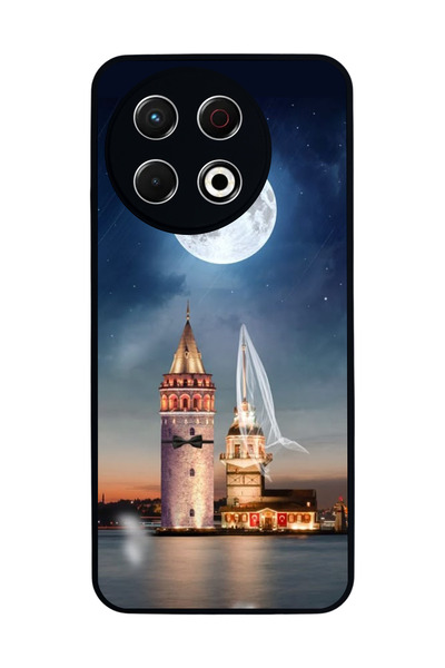 TECNO Spark 30 Pro Compatible Printed, Matte Black, Soft Silicone, Protective...