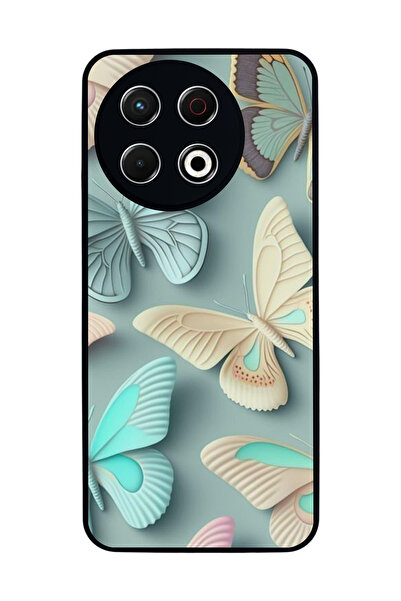 TECNO Spark 30 Pro Compatible Printed, Matte Black, Soft Silicone, Protective...