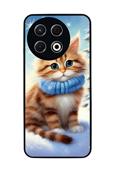 TECNO Spark 30 Pro Compatible Printed, Matte Black, Soft Silicone, Protective...