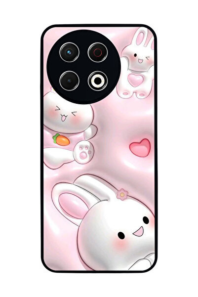 TECNO Spark 30 Pro Compatible Printed, Matte Black, Soft Silicone, Protective...