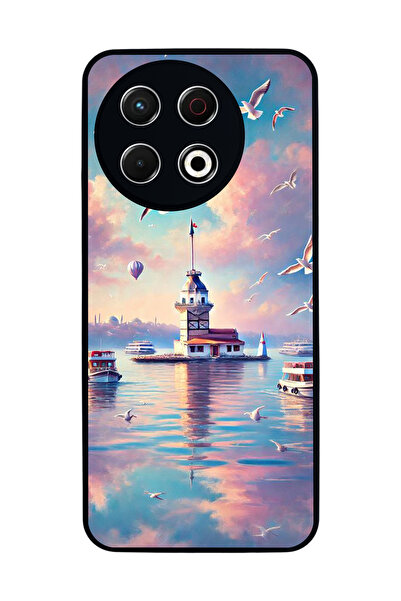 TECNO Spark 30 Pro Compatible Printed, Matte Black, Soft Silicone, Protective...