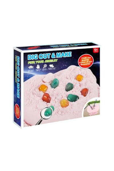 PlayFun Set de săpături cu pietre prețioase pentru copii