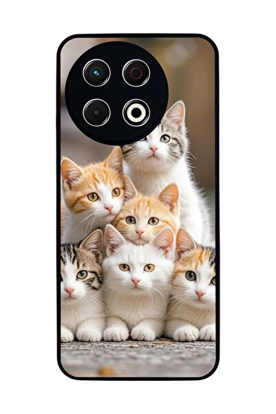 TECNO Spark 30 Pro Compatible Printed, Matte Black, Soft Silicone, Protective...