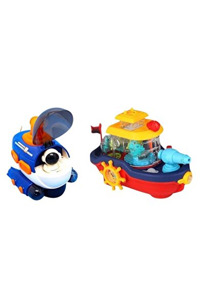 PlayFun Barcă Electrică cu Lumini și Apă