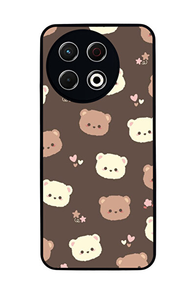 TECNO Spark 30 Pro Compatible Printed, Matte Black, Soft Silicone, Protective...