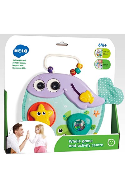 PlayFun Jucarie bebelusi Hola - Balenuta cu activitati