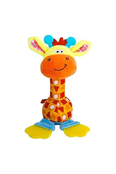 PlayFun Jucărie Plus Girafă cu Inel Gingival
