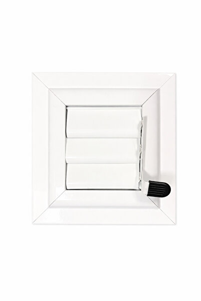 Doğuş Life Beyaz Alüminyum Yüzeysel Menfez Banyo Wc Panjur Havalandırma 20x20