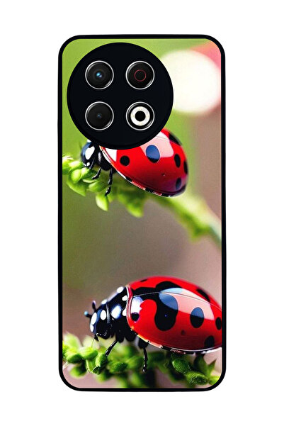 TECNO Spark 30 Pro Compatible Printed, Matte Black, Soft Silicone, Protective...