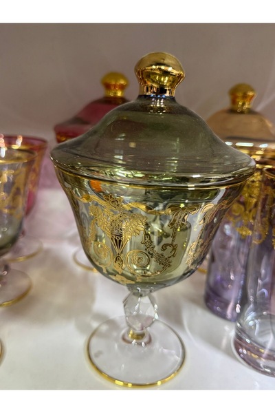 Handmade ESTERHOMEDECOR El boyama şekerlik tek adet fiyatıdır❗️