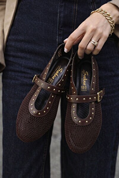 STOCON Women's Stylish Mesh Fabric Daily Ballerinas Office Ballerinas Comfort...