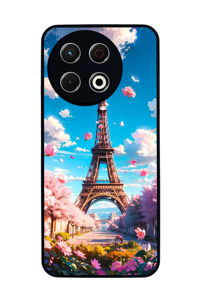 TECNO Spark 30 Pro Compatible Printed, Matte Black, Soft Silicone, Protective...