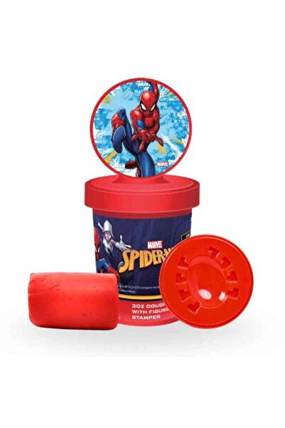Marvel Spiderman Clay Dough with Figure Stamper Multicolour 3oz