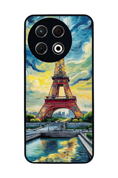 TECNO Spark 30 Pro Compatible Printed, Matte Black, Soft Silicone, Protective...