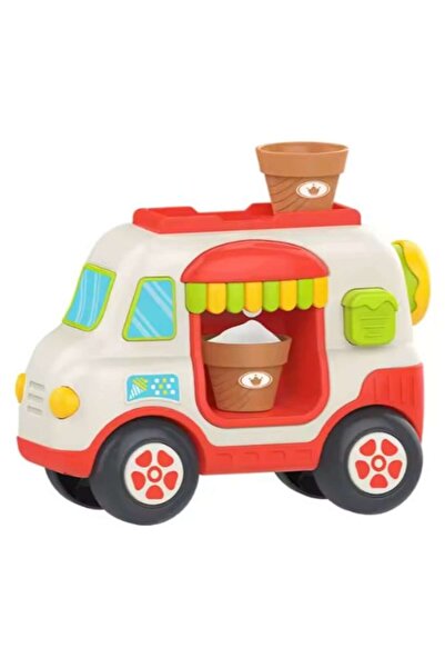 PlayFun Jucarie autobuz cu inghetata – Generator de spuma, jucarie de baie