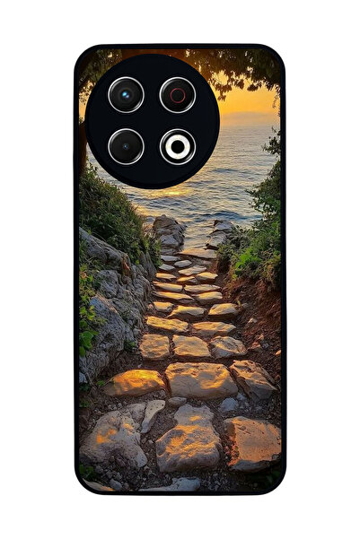 TECNO Spark 30 Pro Compatible Printed, Matte Black, Soft Silicone, Protective...