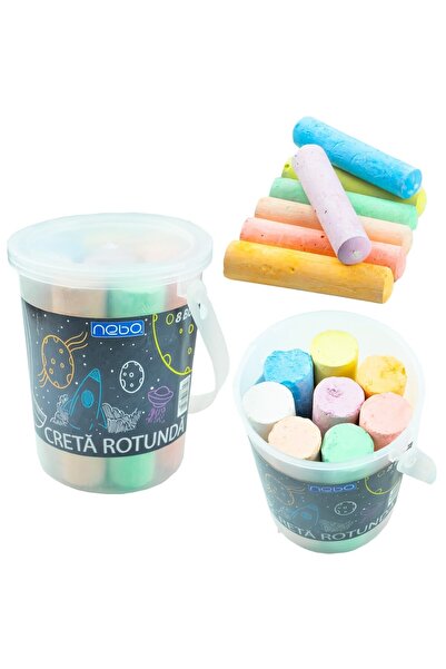 PlayFun Crete Jumbo Color Rotunde 20 Bucăți