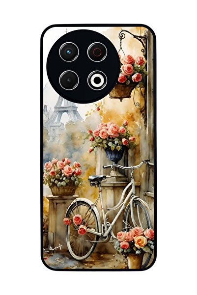 TECNO Spark 30 Pro Compatible Printed, Matte Black, Soft Silicone, Protective...