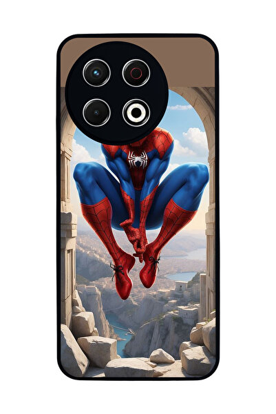 TECNO غطاء حماية متوافق مع سبارك 30 برو، مطبوع، أسود غير لامع، سيليكون ناعم، ...